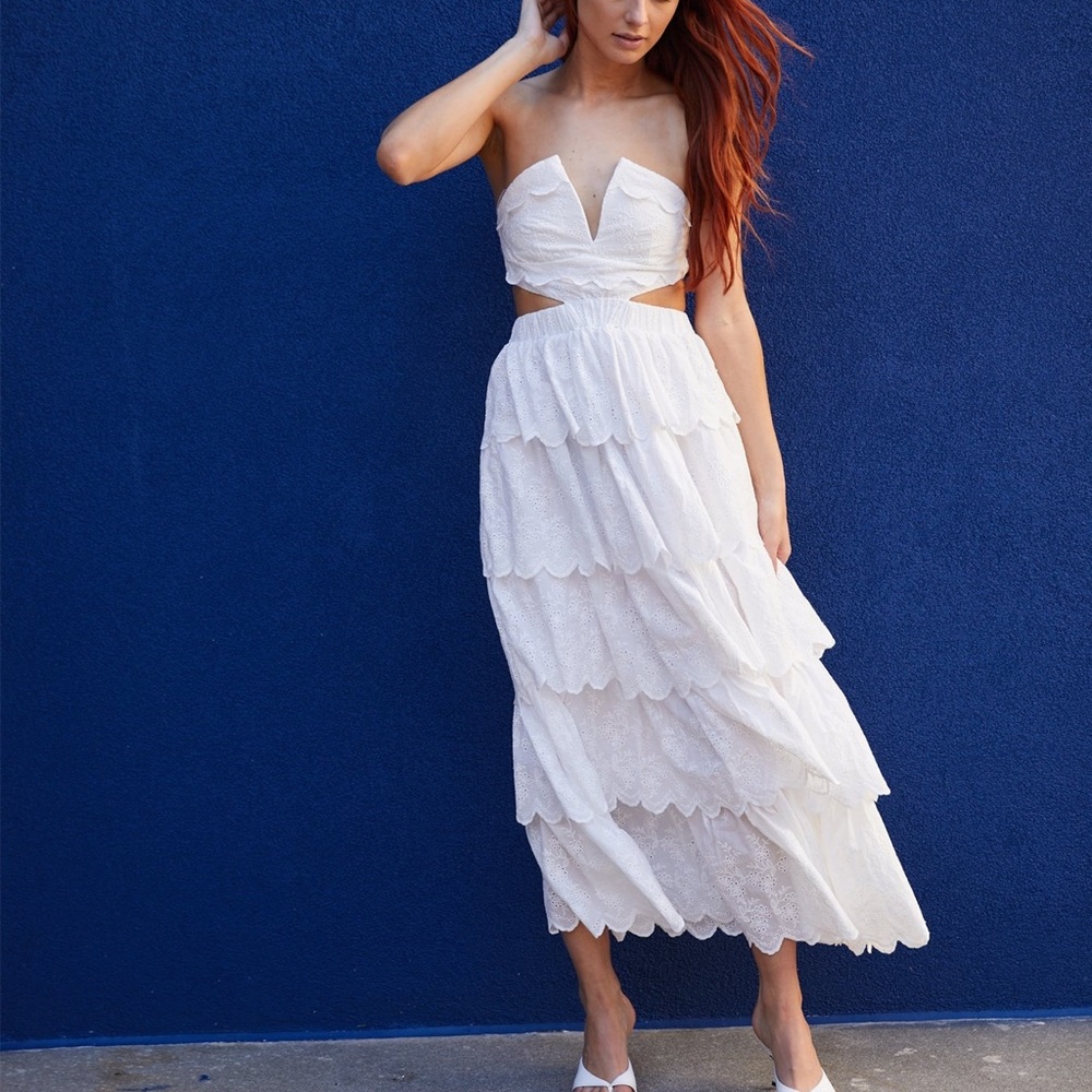 Mable eyelet maxi dress, size medium